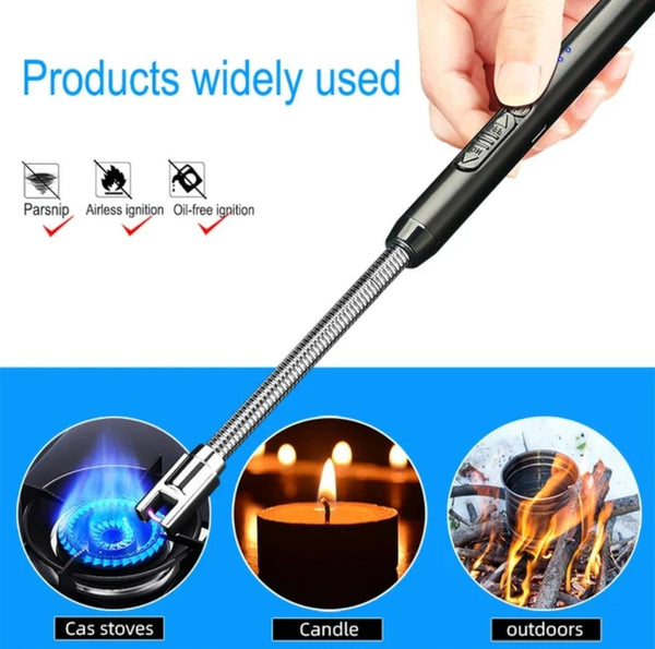 Rechargeable Electric Kitchen Lighter with long Neck